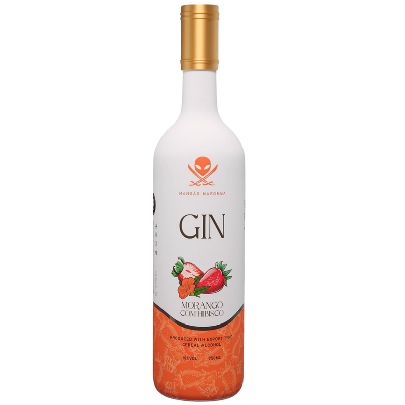 Gin Morango com Hibisco 750mL (6 unidades)